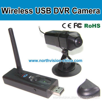2.4G Wireless Receiver with USB 4 Channel DVR